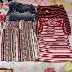 Get you these 3 midi dresses and 1 maxi skirt!!